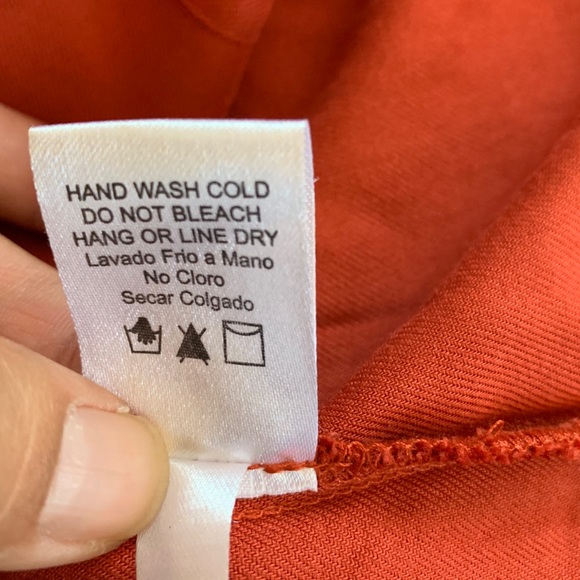 NWT NOMAD Rust Orange Button-Down Sheath Maxi Tank Dress - Picture 9 of 9